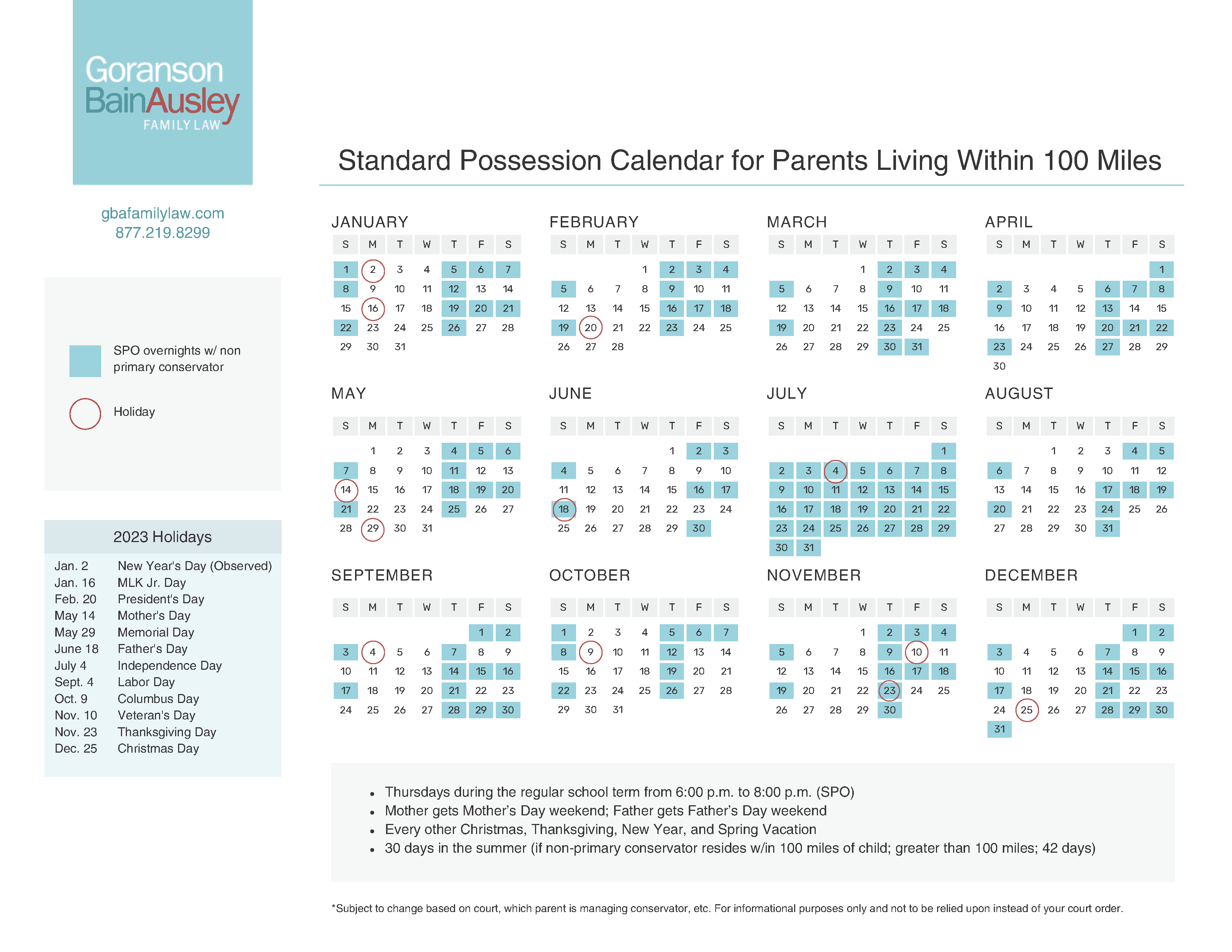 Texas Expanded Standard Possession Calendar 2024 Irma Rennie