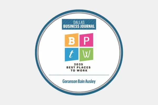 2025 Dallas Business Journal Best Places To Work Logo