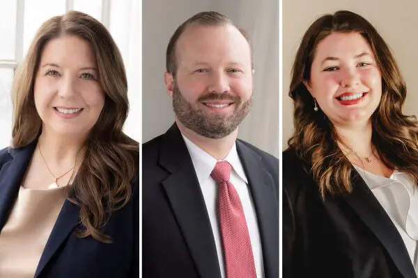 Granbury family law attorneys Cindy Tisdale, Clayton Bryant, and Samantha Beirne
