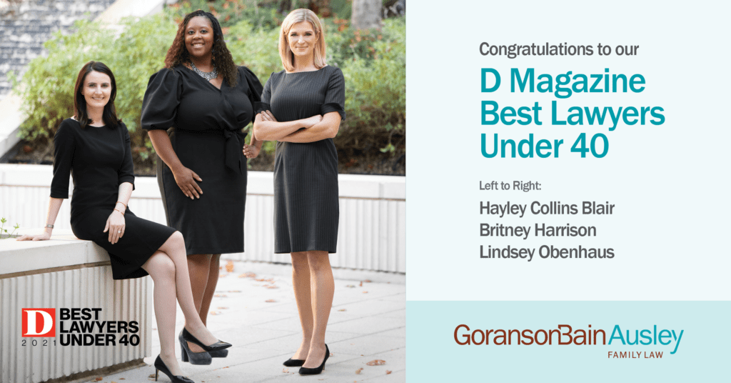 D Magazine Best Lawyers Under 40 Goranson Bain Ausley