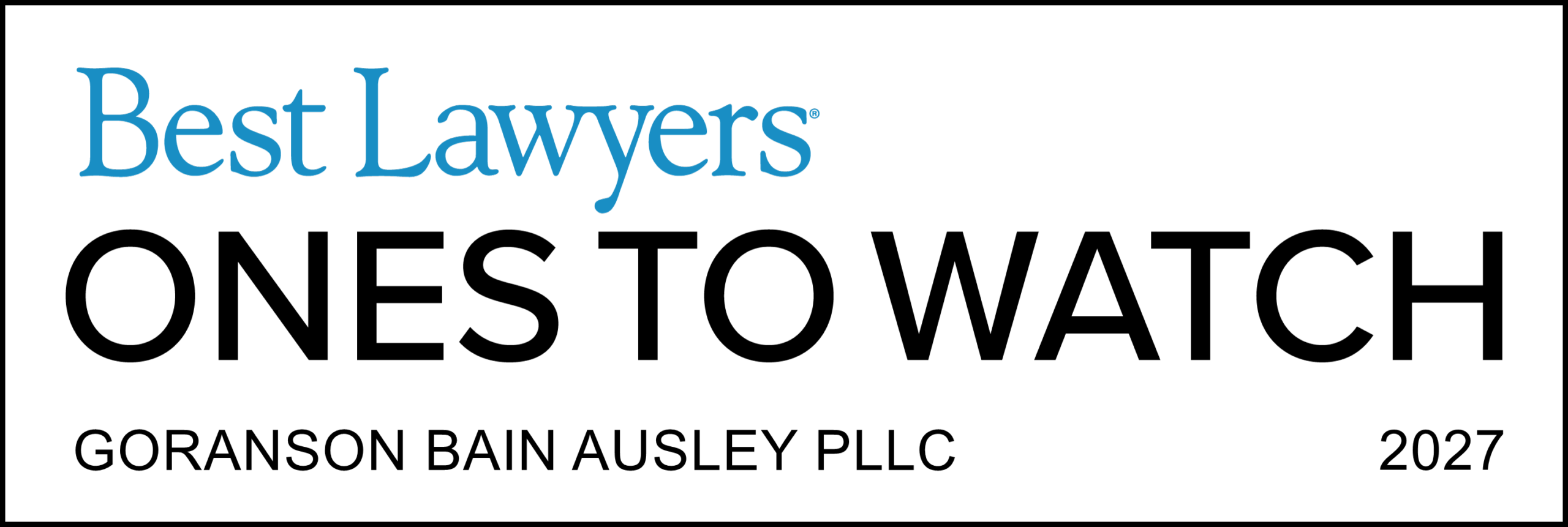 Goranson Bain Ausley Best Lawyers Ones to Watch for 2027