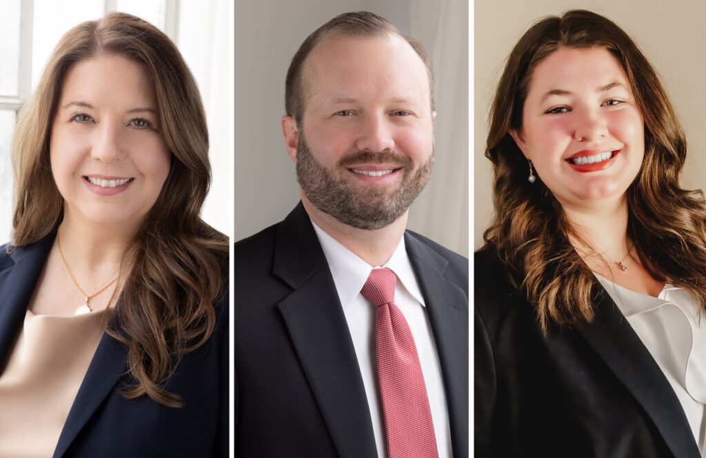 Granbury Family Law Attorneys Cindy Tisdale, Clayton Bryant, and Samantha Beirne